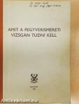 Amit a fegyverismereti vizsgán tudni kell
