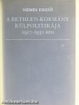 A Bethlen-kormány külpolitikája 1927-1931-ben
