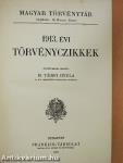 1913. évi törvényczikkek