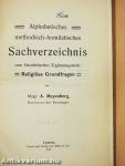 Alphabetisches methodisch-homiletisches Sachverzeichnis zum Homiletischen Ergänzungswerk