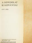 A Gondolat kiadványai 1957-1985