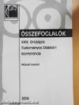 XXIX. Országos Tudományos Diákköri Konferencia-Műszaki Szekció