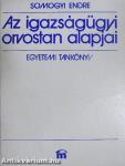Az igazságügyi orvostan alapjai