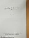 Archäologische Nachrichten aus Baden 1984/Heft 33