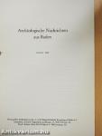 Archäologische Nachrichten aus Baden 1982/Heft 28