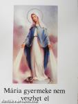 Mária gyermeke nem veszhet el