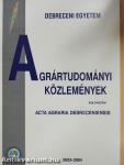 Agrártudományi közlemények 2003-2004 Különszám