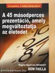 A 45 másodperces prezentáció, amely megváltoztatja az életedet