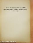 A Magyar Tudományos Akadémia beszámolója a CXXXIV. közgyűlésen 1974. május