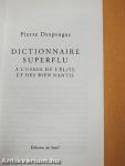 Dictionnaire Superflu