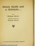 Akinek tücsök szól a tüzhelyén...