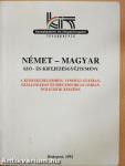 Német-magyar szó- és kifejezésgyűjtemény