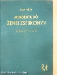 Mindentudó zenei zsebkönyv