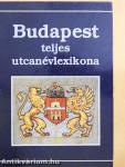 Budapest teljes utcanévlexikona