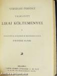 Tonia/Franciza elbeszélők tára III./Agamenon/A helység kalapácsa/János vitéz/Indiai történetek/Spanyolországi képek/Verseghy Ferencz válogatott lirai költeményei/Coriolanus/Mindszenthi Gábor naplója/A játékos naplója