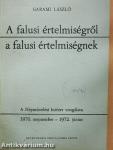 A falusi értelmiségről a falusi értelmiségnek
