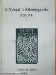 A Nyugat tartalomjegyzéke 1908-1941 I. - Floppy lemezzel