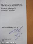 Kultúrmenedzsment könyvtári és információs szervezetek vezetőinek (dedikált példány)