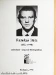 Fazekas Béla műveinek válogatott bibliográfiája