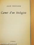 Carnet d'un biologiste