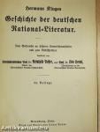 Geschichte der deutschen National-Literatur (gótbetűs)