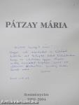 Pátzay Mária (dedikált példány)