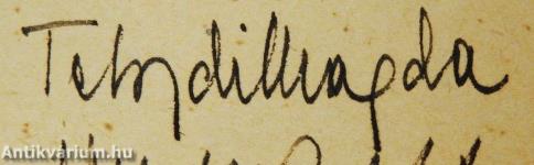 Dura Lex (kétszeresen dedikált példány)