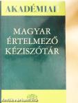Magyar értelmező kéziszótár