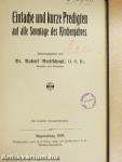 Einfache und kurze Predigten auf alle Sonntage des Kirchenjahres (gótbetűs)
