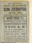 Malom-, gép- és vasipari szak-zsebnaptár 1938.