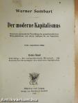 Der moderne Kapitalismus I.