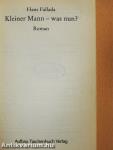 Kleiner Mann - was nun?