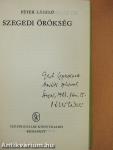 Szegedi örökség (dedikált példány)