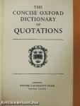 The Concise Oxford Dictionary of Quotations