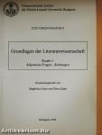 Grundlagen der Literaturwissenschaft