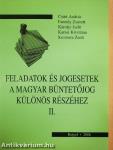 Feladatok és jogesetek a magyar büntetőjog különös részéhez II.