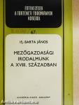 Mezőgazdasági irodalmunk a XVIII. században