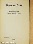 Froh zu Gott