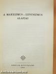 A marxizmus-leninizmus alapjai
