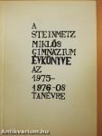 A Steinmetz Miklós Gimnázium Évkönyve az 1975-1976-os tanévre