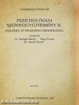 Pszichológiai szöveggyűjtemény II.