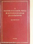 A Magyar Dolgozók Pártja III. kongresszusának jegyzőkönyve
