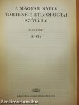 A magyar nyelv történeti-etimológiai szótára 1-3.