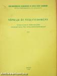 Néprajz és nyelvtudomány XII.