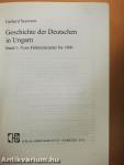 Geschichte der Deutschen in Ungarn 1-2.