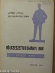 József Attila Tudományegyetem Bölcsészettudományi Kar képzési terve