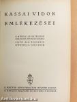 Kassai Vidor emlékezései