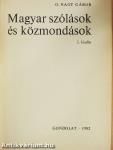 Magyar szólások és közmondások