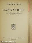 Come si dice