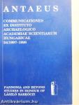 Antaeus - Communicationes ex Instituto Archaeologico Academiae Scientiarum Hungaricae 24/1997-1998